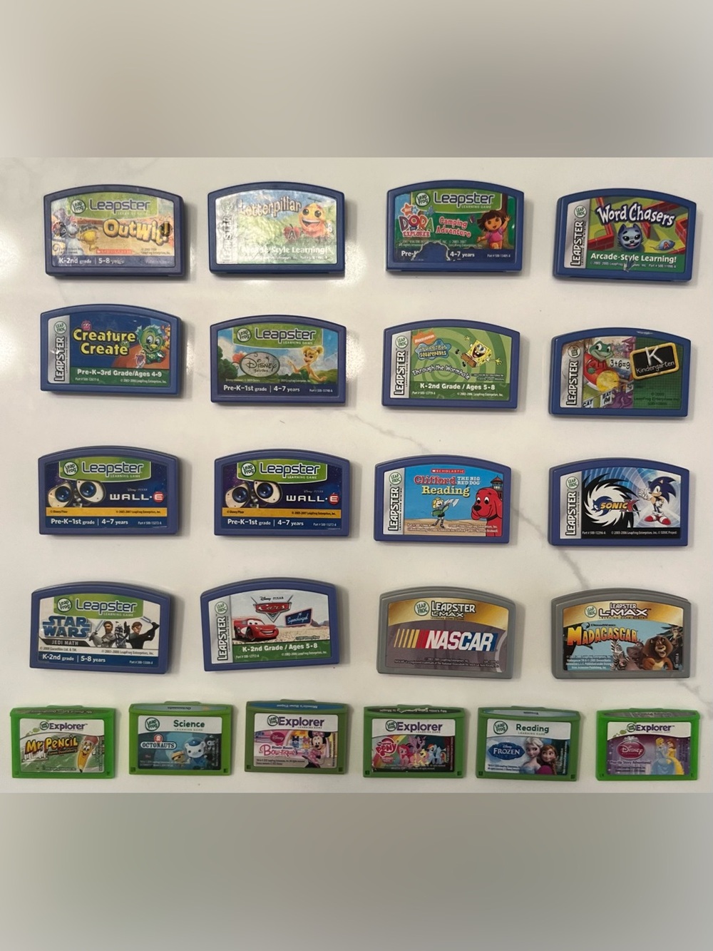 LeapFrog Leapster and Leapster L-Max Game Cartridges (22)